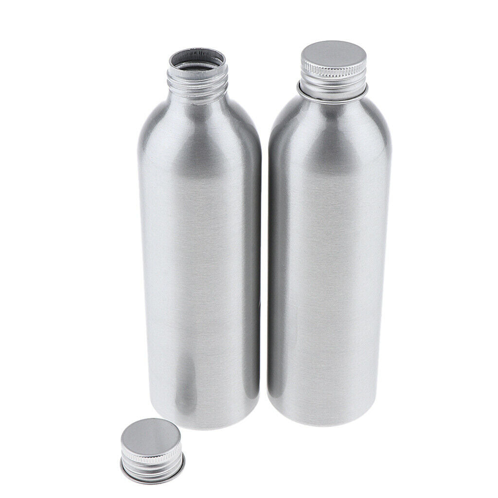 4pcs Empty Aluminum Bottle Toner Lotion Makeup Cosmetic Storage Containers