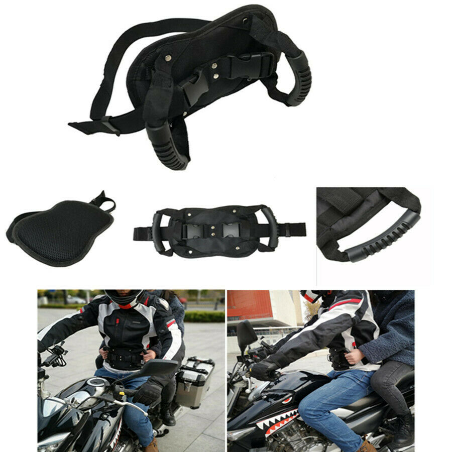 Non-slip Motorcycle Scooter Safety Belt Rear Seat Grip Handle Strap for Children