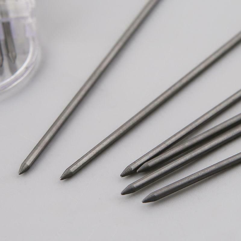 12Pcs 2.0 mm Mechanical Pencil Black 2B Lead Refills Draft Drawing Writing Art