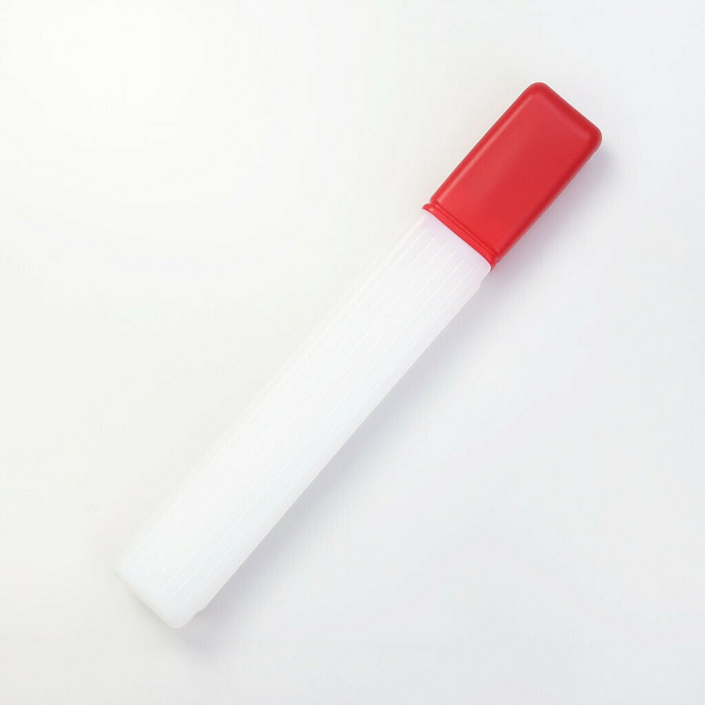 1pcs 41x6cm Plastic Knitting Needle Crochet Hook Tube Case Storage Holder Red