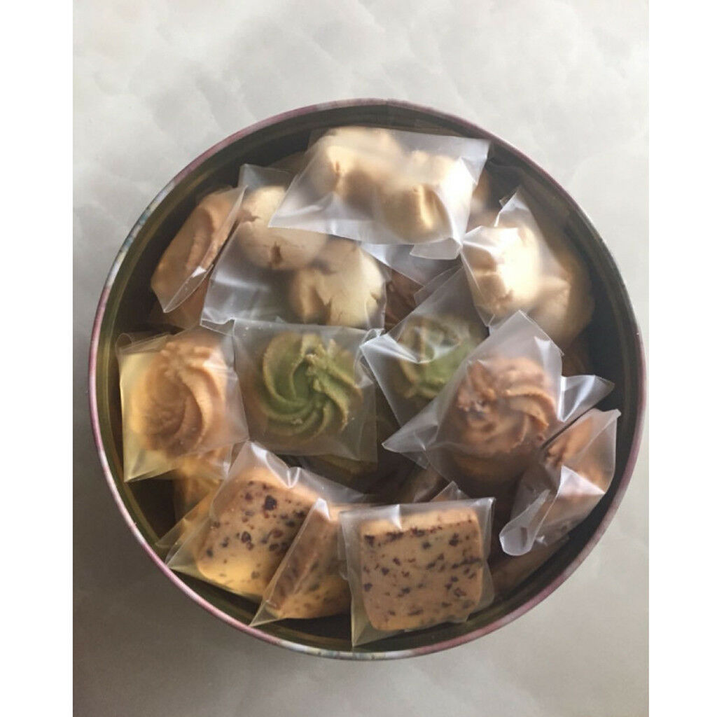 Clear Self AdhesiveTreat Biscuits Bags For Bakery Cookies 100 pcs 5.5x5.5cm