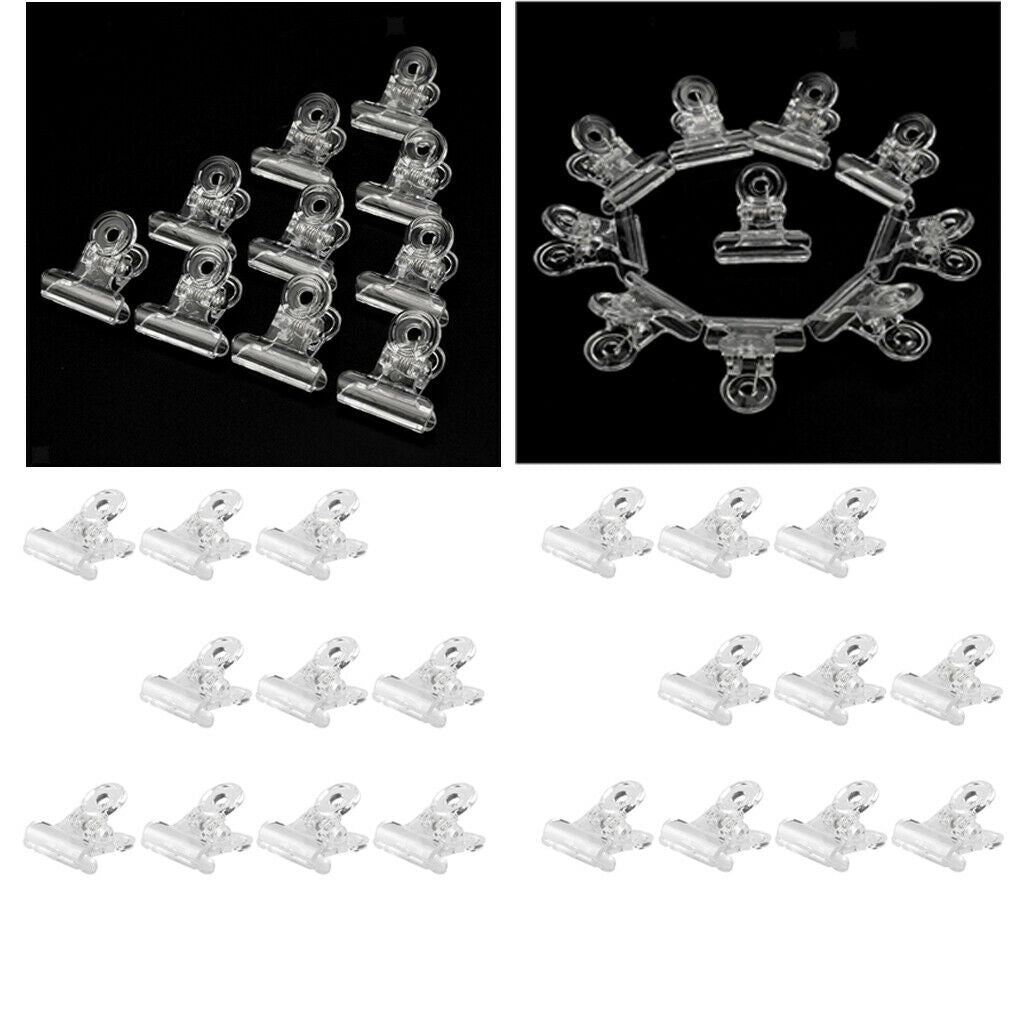 20X Premium Comfort Acrylic Nail Polish Remover Clip Nail Art Soak Off Clip