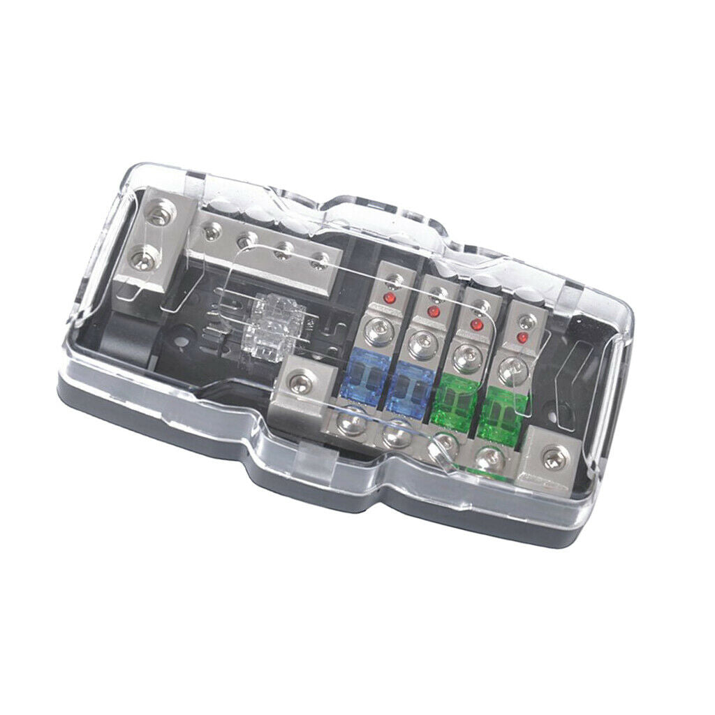 4/8 Gauge Out Car Auto Circuit Fuse Box  Multiple Fuse  Block