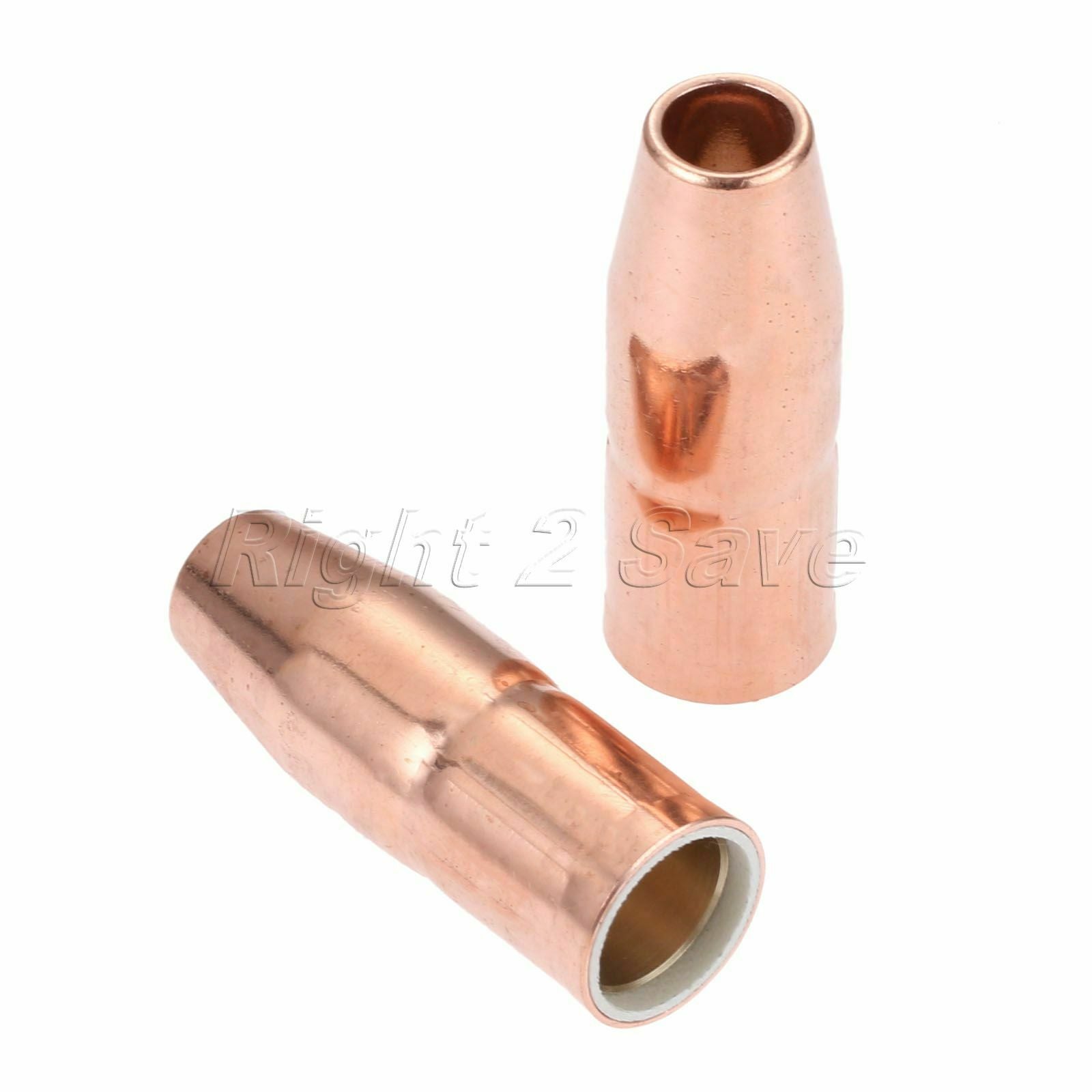 2Pcs MIG Welding Nozzles 169-724 1/2" Recessed Fit for Miller M25 M40 Hobart Gun