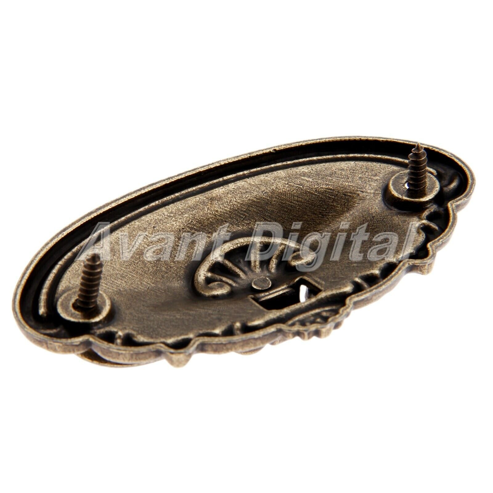 78*43mm Retro Jewelry Box Bookcase Door Pull Handle Ring Drawer Cabinet Knob