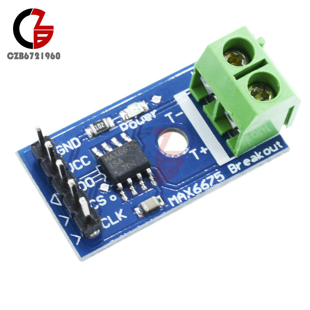 MAX6675 Type K Thermocouple Temperature Sensor Module SPI Interface For Arduino