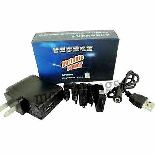 5 in 1 ac adapter charger and power cords for PC/Cellphone/Music players/PSP/PDA