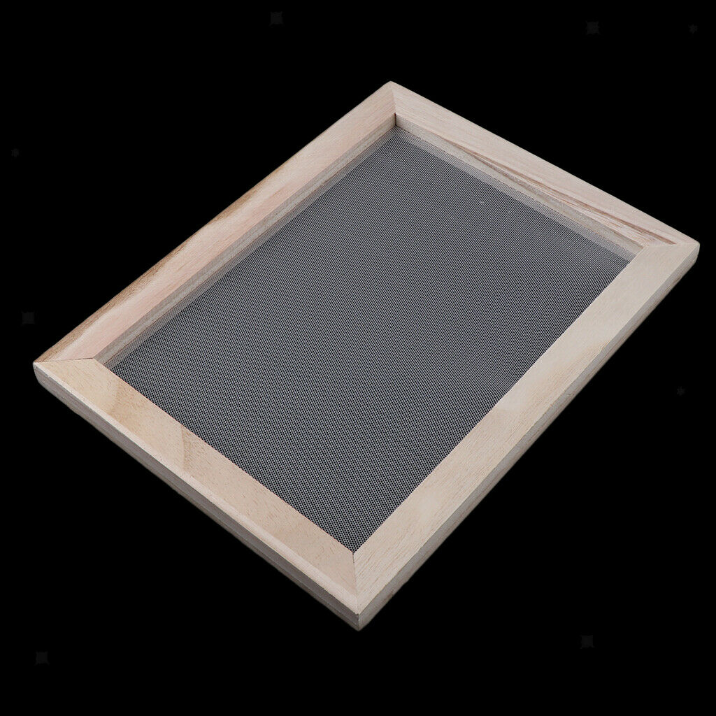 2 Sets Paper Making Mold Papermaking Mould Frame Screen Tools, Ready Meshed and
