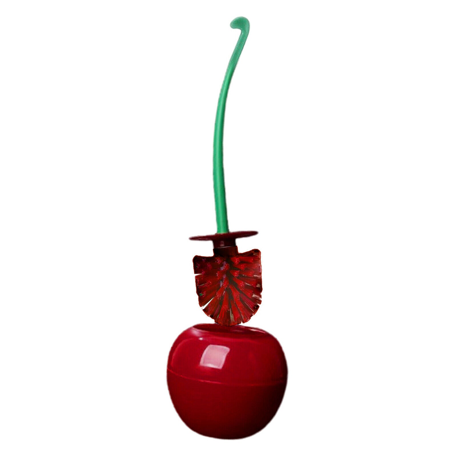 Toilet Bowl Cleaning Brush and Holder for Bathroom Deep-Cleaning Wine Red
