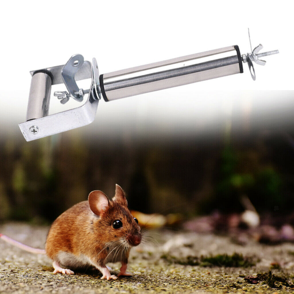 Stainless Steel Mouse Traps Instantly Reusable Mousetrap Garden Rat Control
