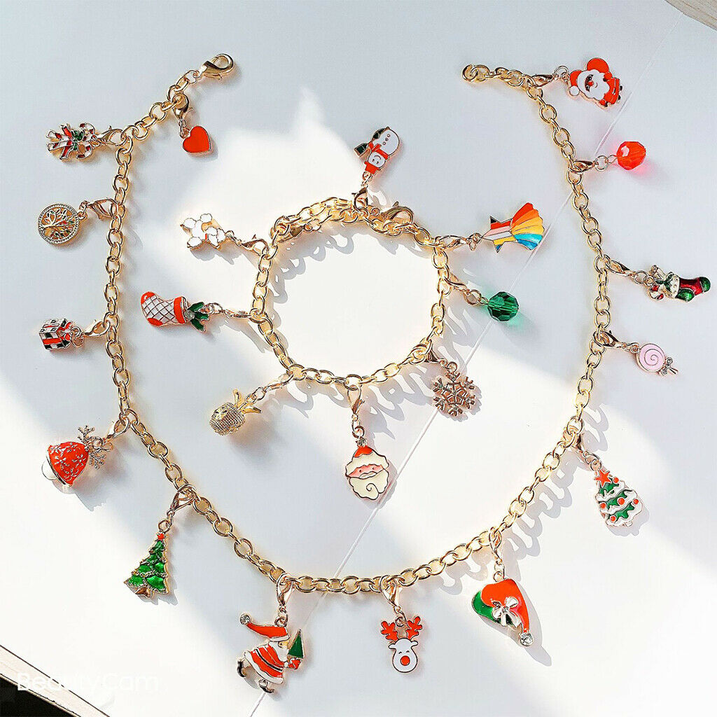 Christmas Pendant Charm Christmas Calendar Diy Scrapbooking for Kids Gifts