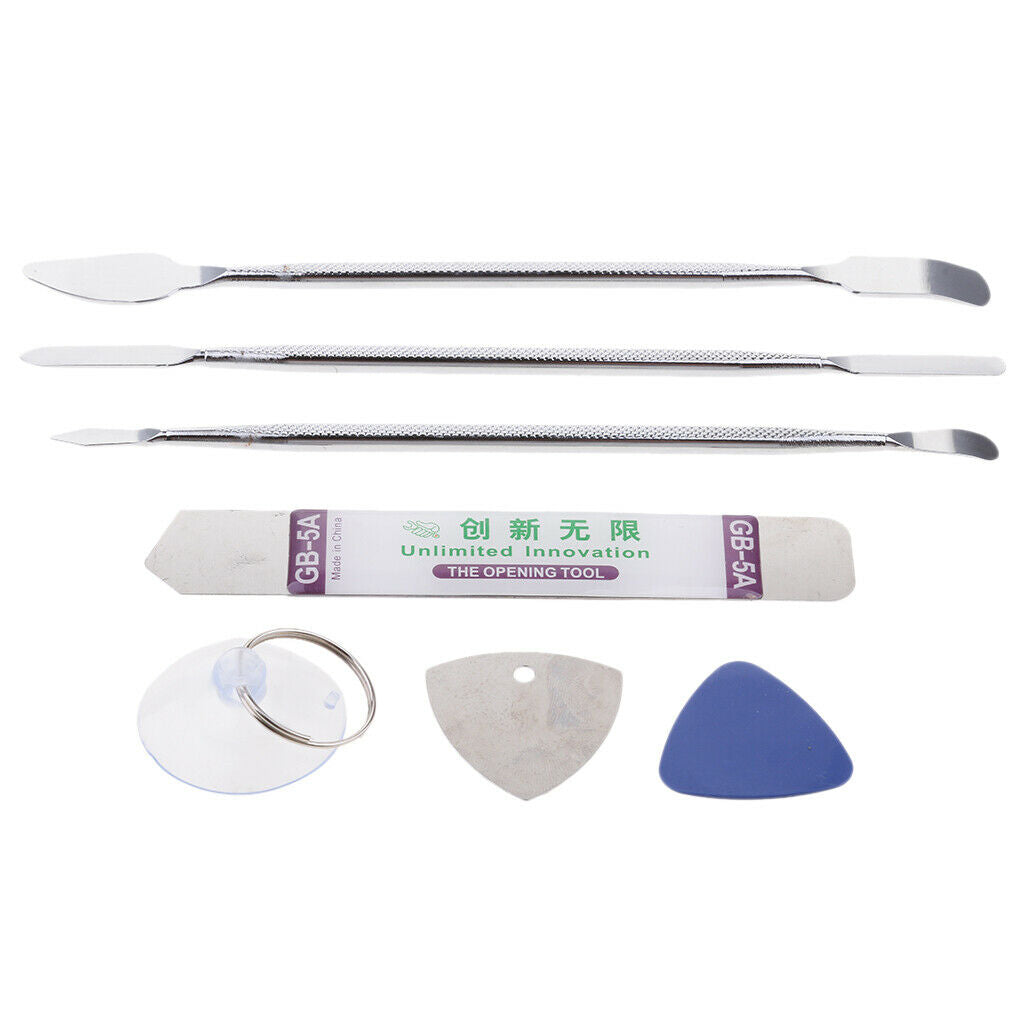 7 Pieces Opening Metal Pry Repair Tool Kit Disassemble Set for Tablet