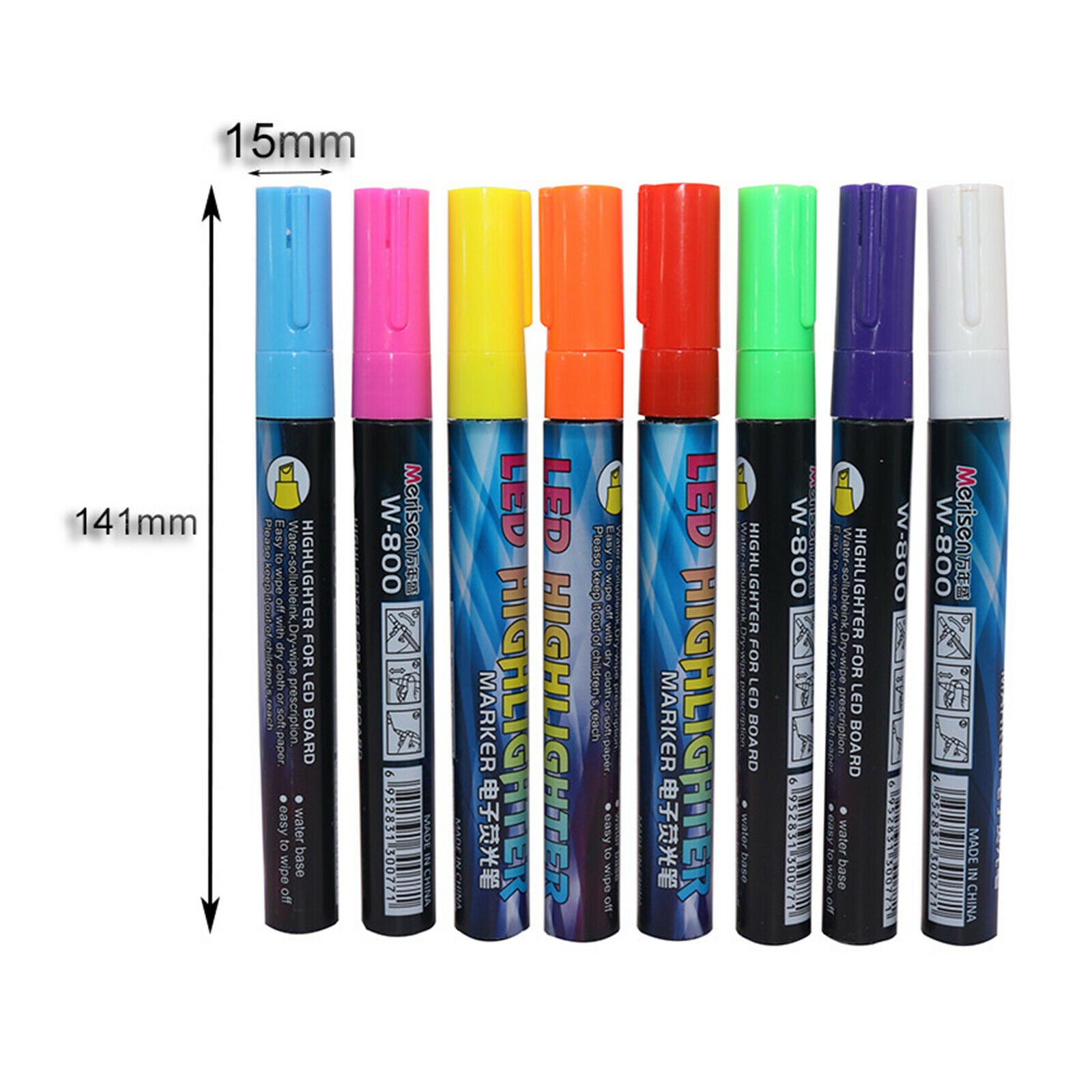 8 Colors Identification Marker Pen Beekeeper Highlighter Marking Marker