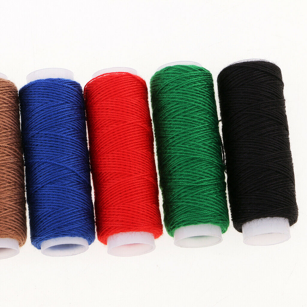 Assorted Hand Sewing Thread Spools Curved&Straight Needles Jeans Embroidery
