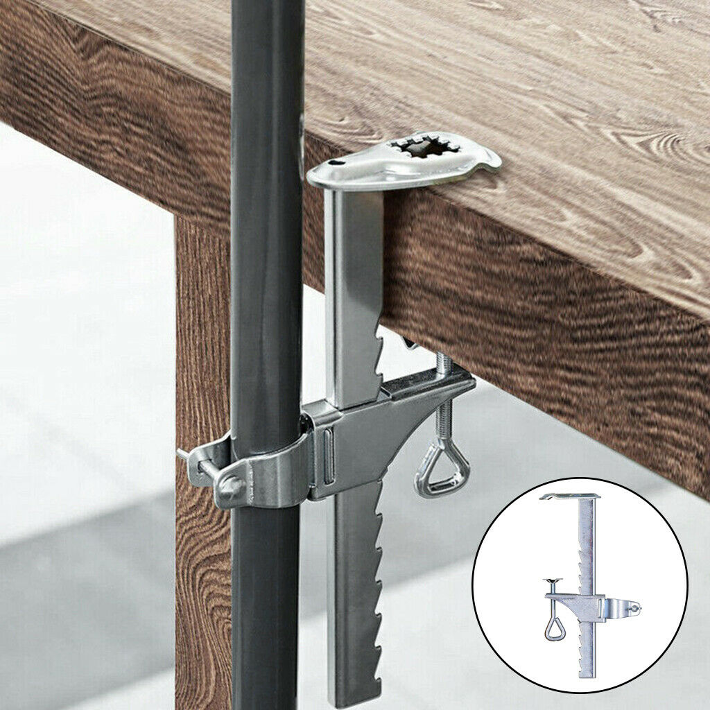 Parasol Holder Stable Fixed Bracket Aluminum Alloy for Quick Installed
