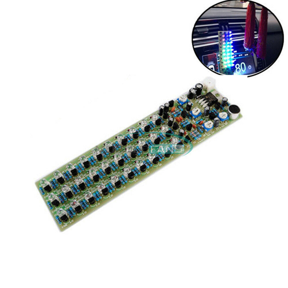 Red/Blue/Green LED Voice Control Level Indicating Electronic Production DIY Kit