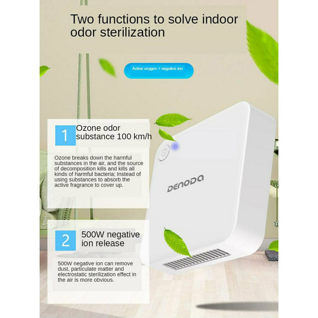 Portable Air Disinfection Cleaner Machine Toilet Pets Deodorizer Bathroom  A
