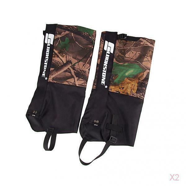 1 Pair Double Layer Waterproof Outdoor Hiking Walking Climbing Snow Legging