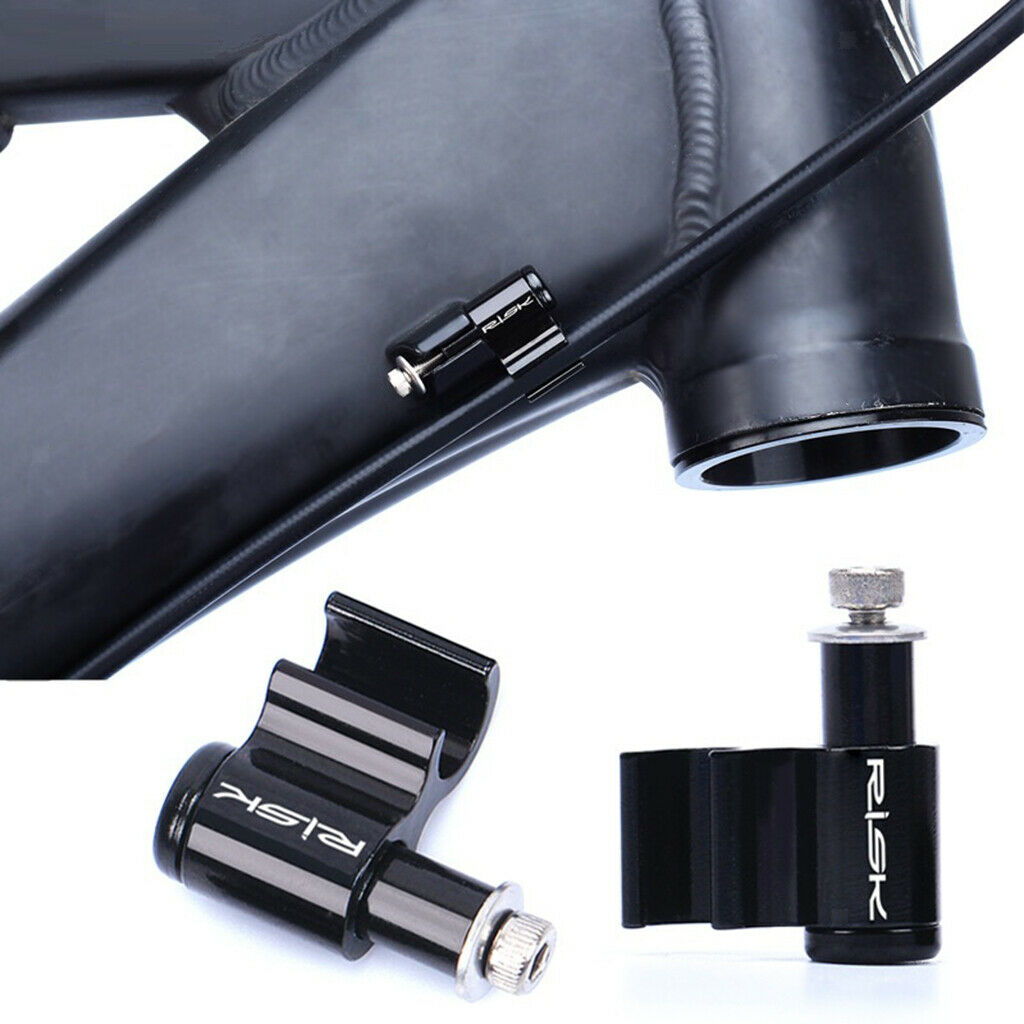 Cable Guide Black Alloy Brake Oil Line Holder Clips Buckle Pipe Conversion