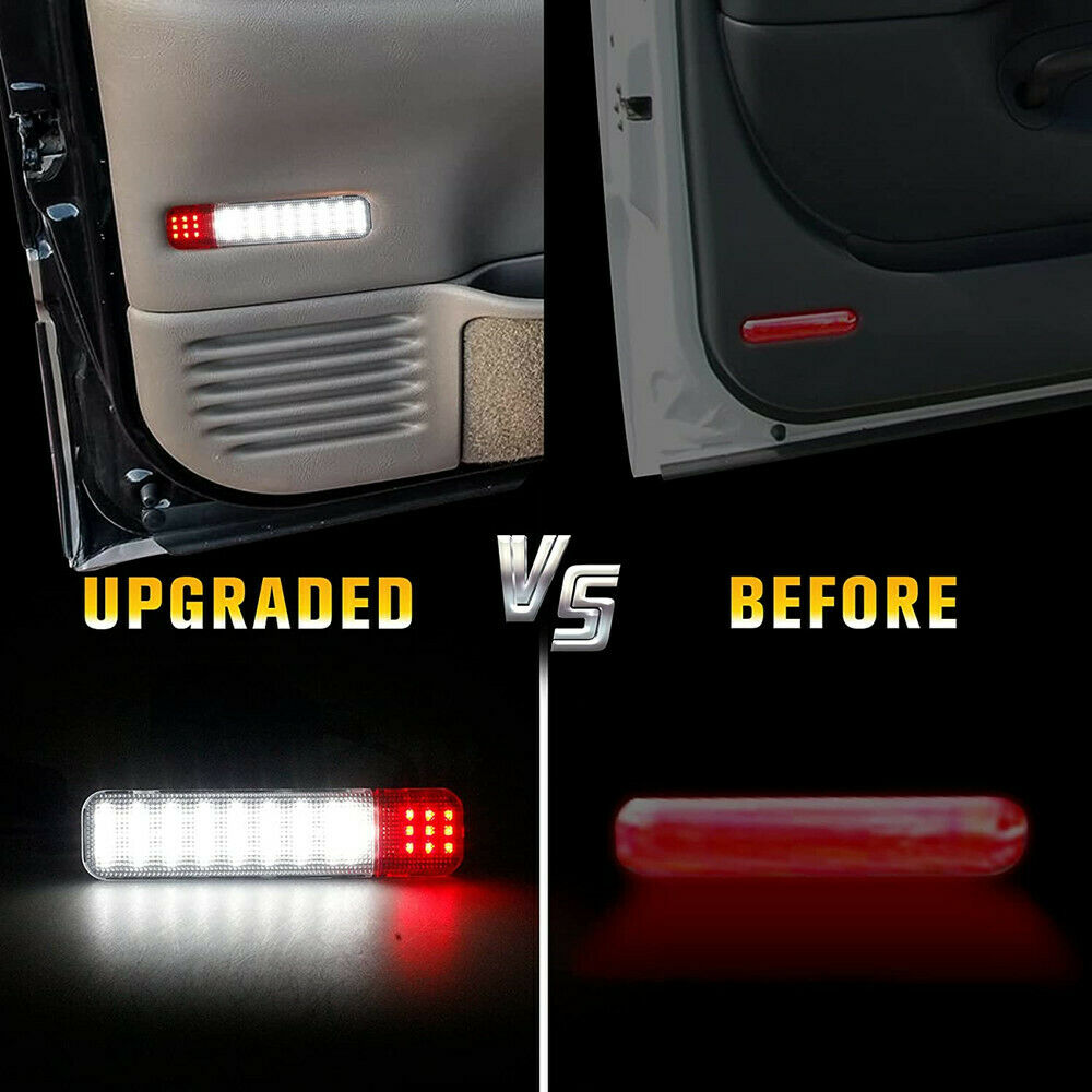 For 1995-2007 Silverado Sierra C/K 2PC Interior Door Panel Courtesy LED Lamp NEW