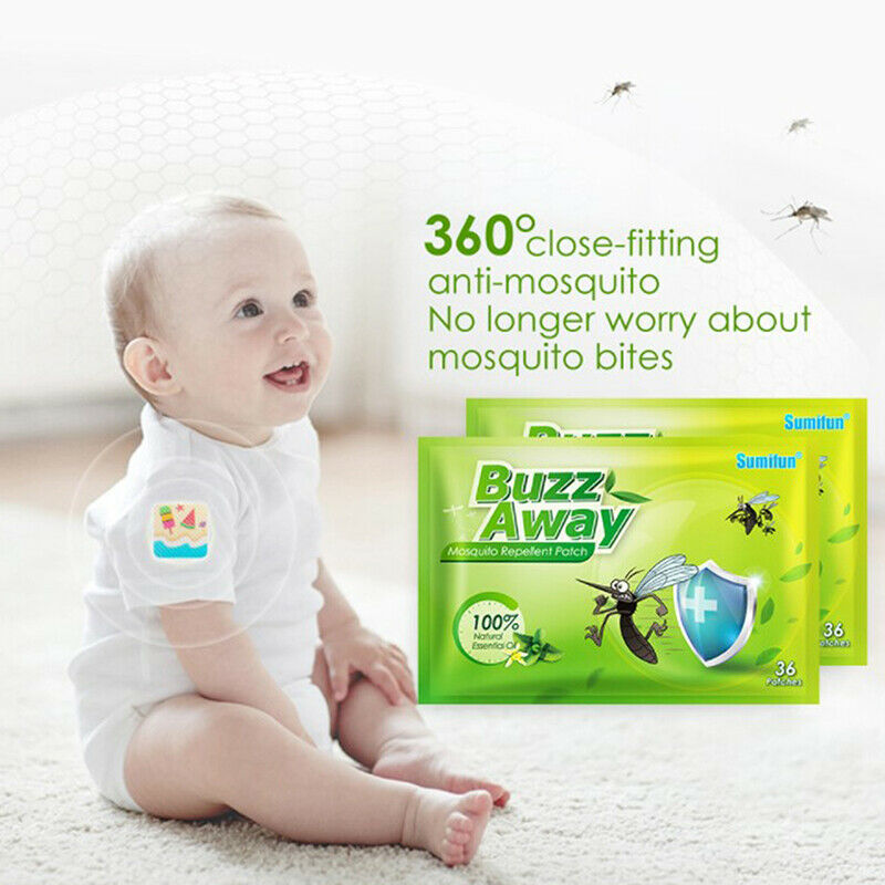 36pcs/lot Sumifun Mosquito Patch Cartoon Pest Control Plaster Repel Mosquit Kt