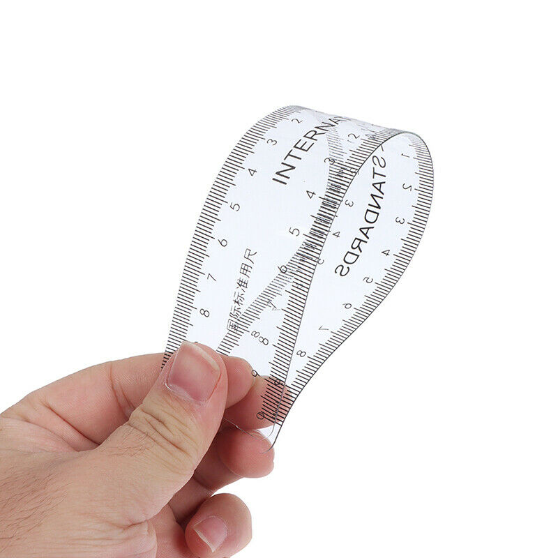 1PC Makeup Ruler Measure Tools Eyebrow Stencil Template Grooming Brow ShapinBDA