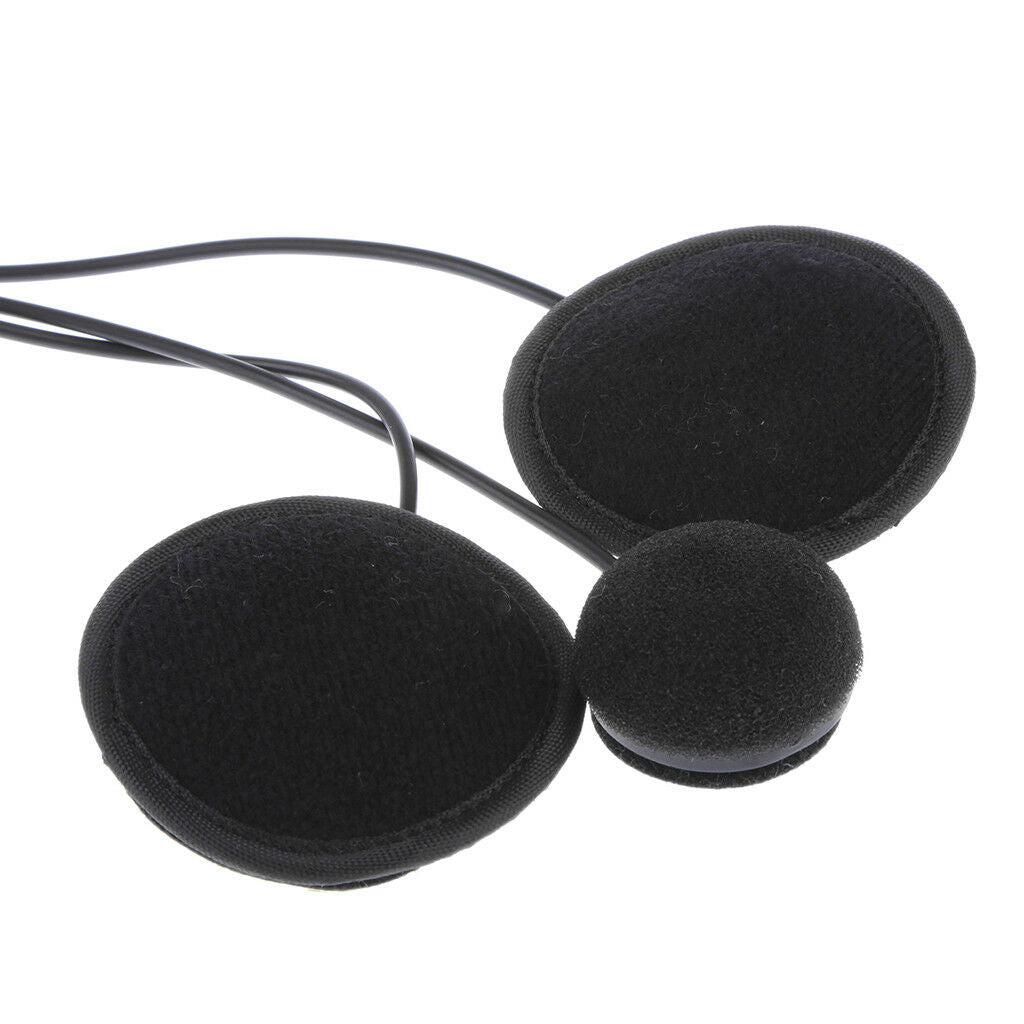 Full Face Moto Motorcycle Bike Helmet Earpiece Headset Microphone For Phones