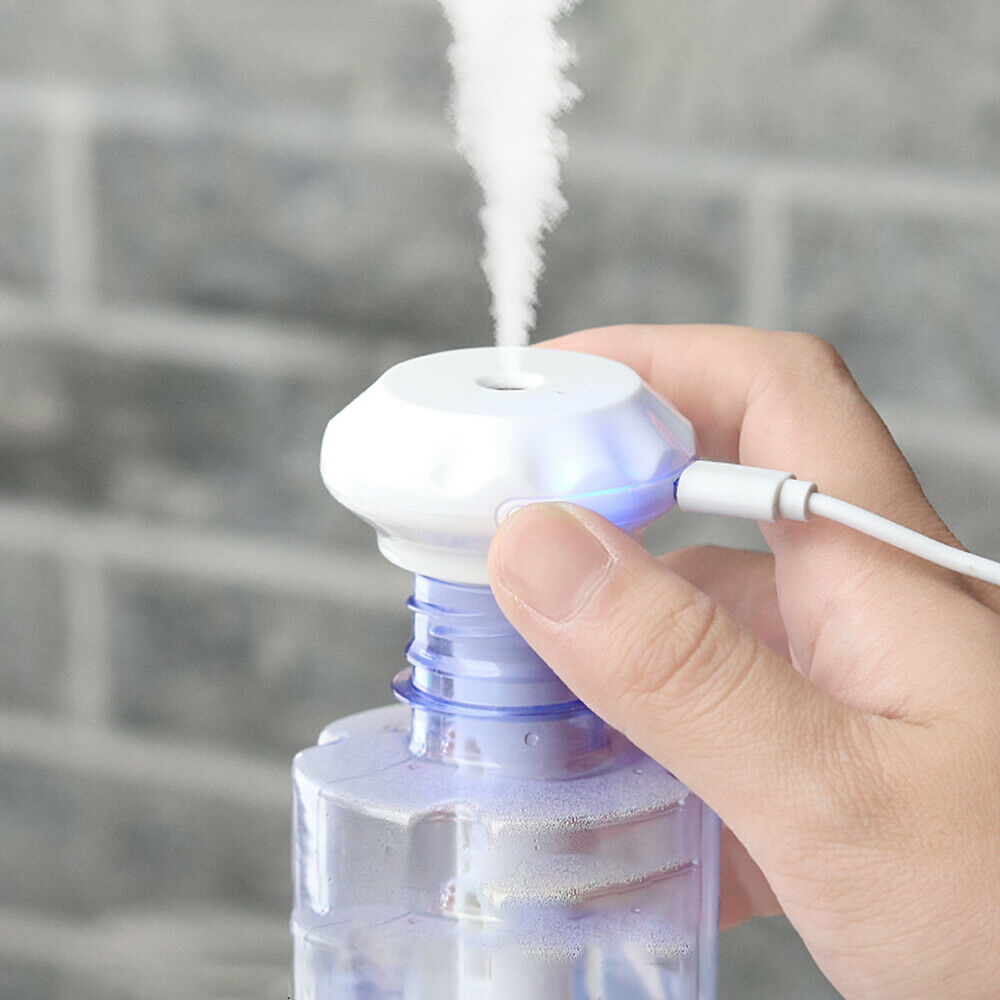 Portable USB Air Humidifier Diffuser Water Bottle Mini Aroma Maker Home Car