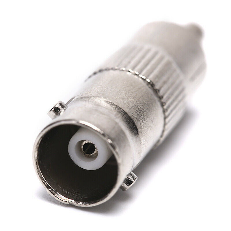 10Pcs BNC Female to RCA Male Coax Cable Video Adapter TV Connector CCTV SecuRKIA