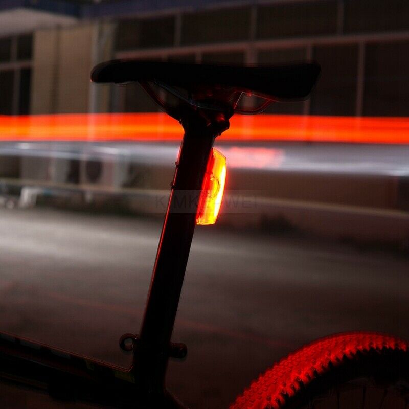 LED Bicycle Bike Tail Light Brake Rear Lamp Red USB Rechargeable Waterproof New