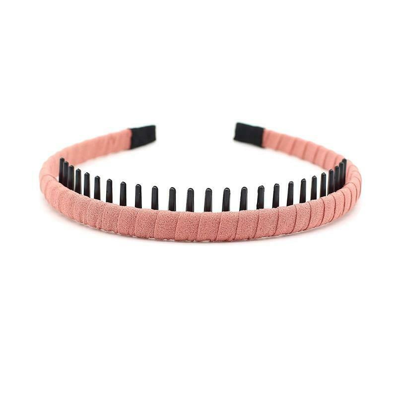 4pcs/set Women Korean Style Simple Toothed Headband Female Solid Color Hair Hoop