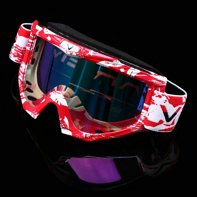 Motorcycle Motocross Riding Goggles ATV Dirt Bike Off Road Color Eyewear Glasses