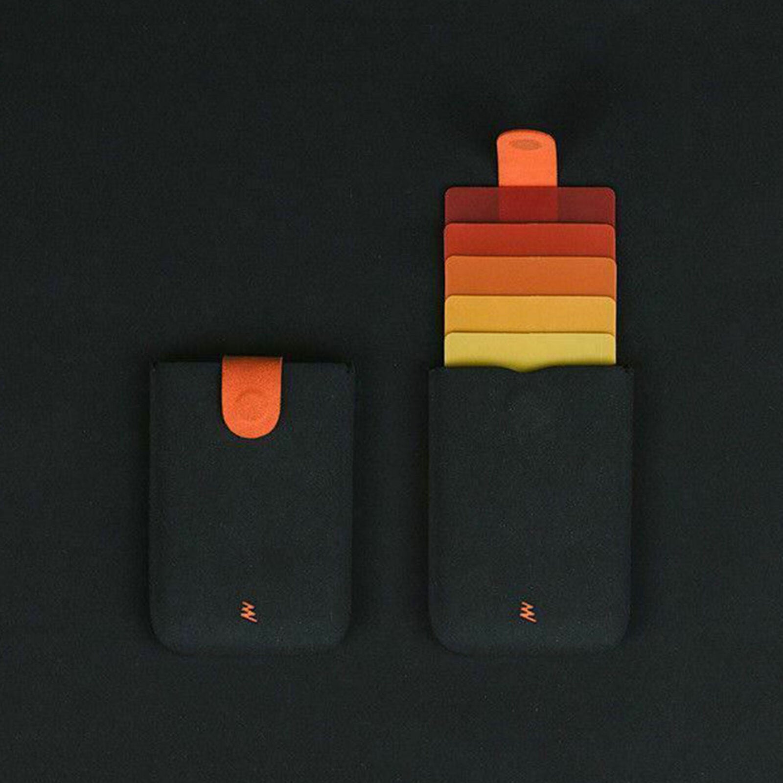 Pulled Design Men Wallet Gradient Mini Portable 5 Cards Color Holders