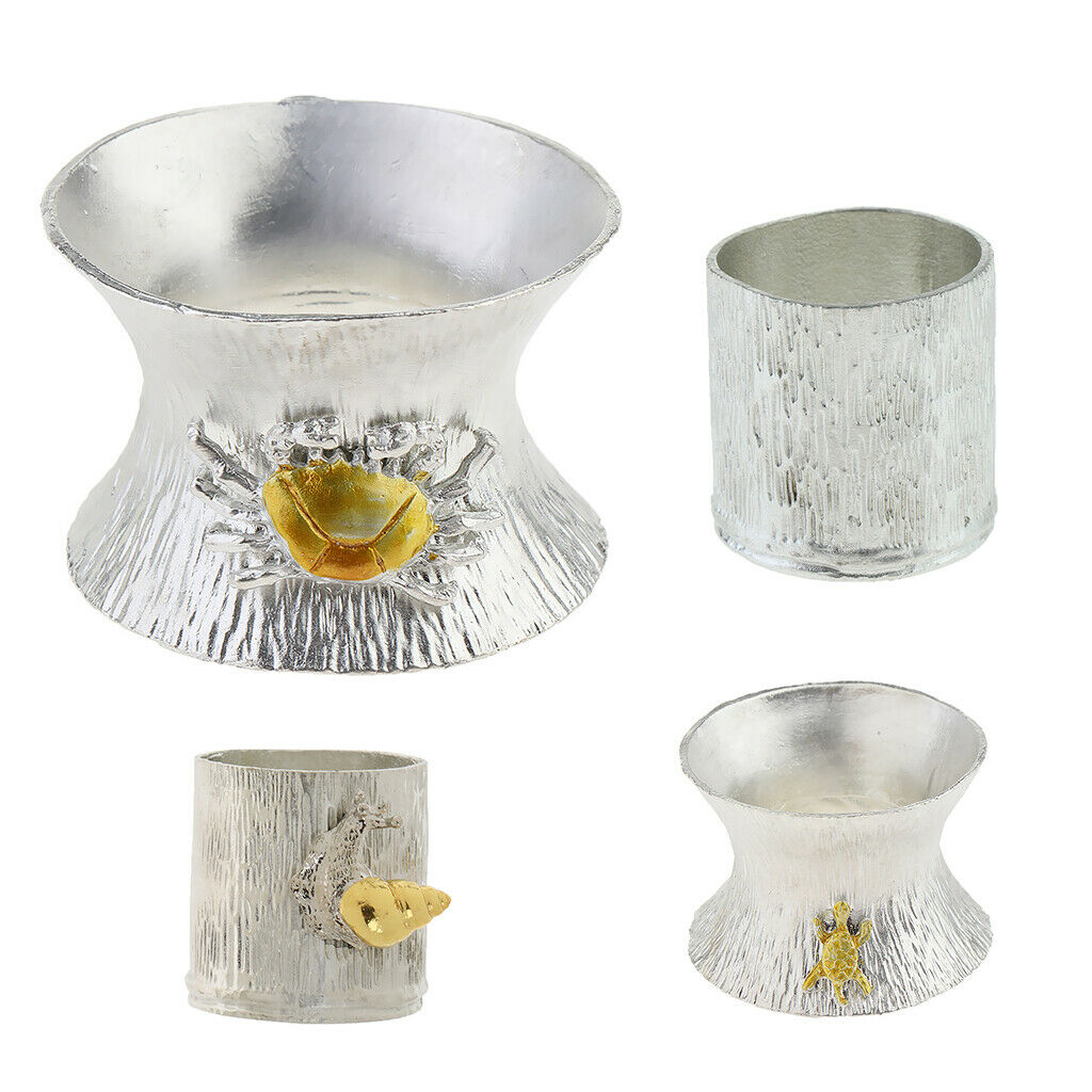 Pure Tin Tea Infuser Tea Filter Base Holder Tea Utensils Crab