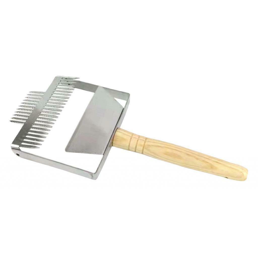 Widen Wooden Handle Beekeeping Tine Uncapping Fork Bee  Shovel Tool