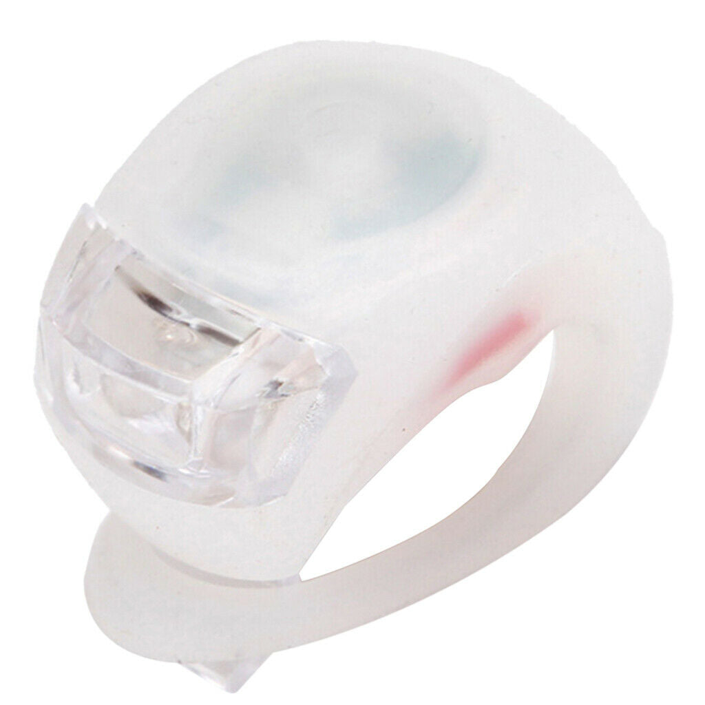 8x Waterproof Cycling Light Headlight Safety Clip-on Taillight Flashlight
