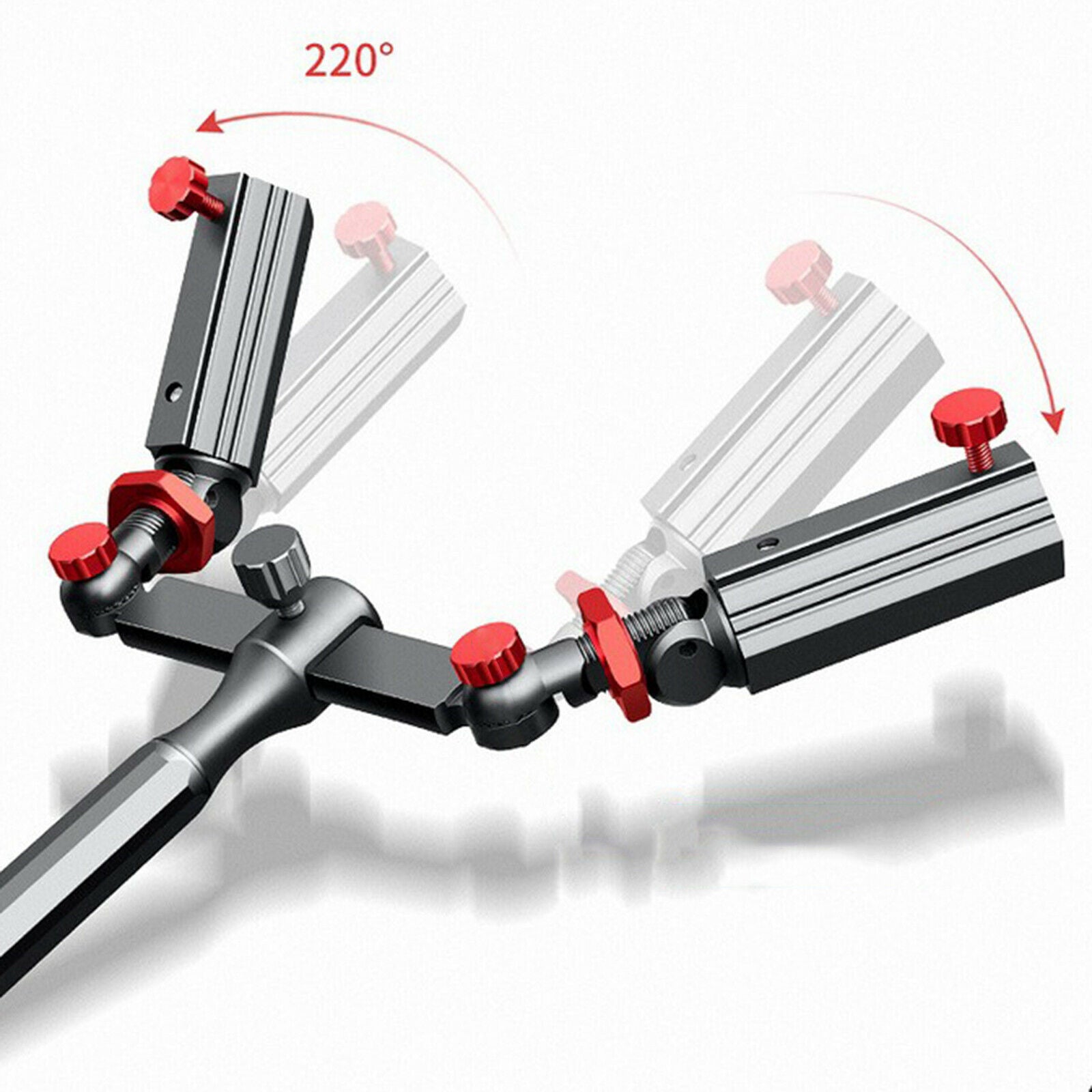 Rotatable Fishing Rod Pole Stand Bracket Rest Support Rack 360 Degree