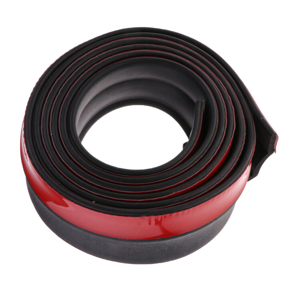 1 piece rubber protection strip for all car bumper skirts lower lip front