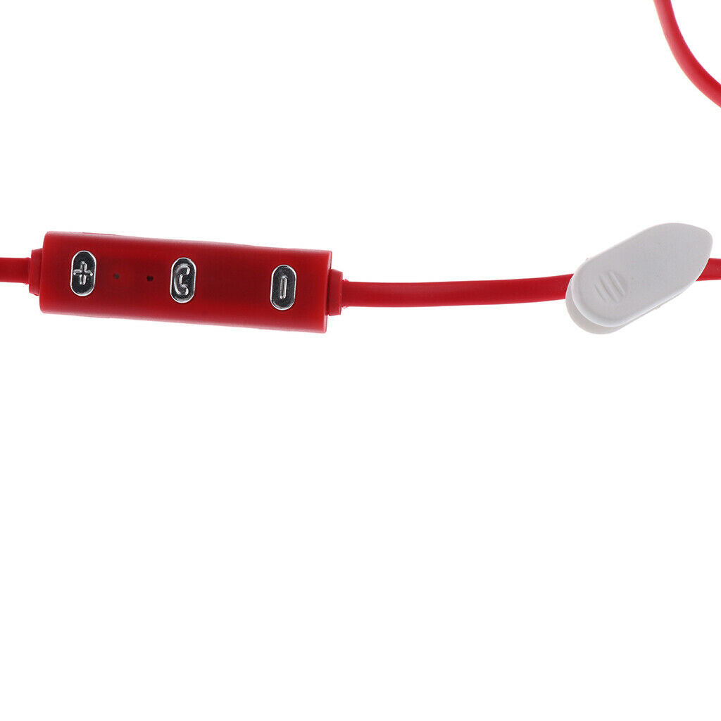 Hifi Stereo Blutooth 4.1 Sport Earphone Headphone for Smartphone Red