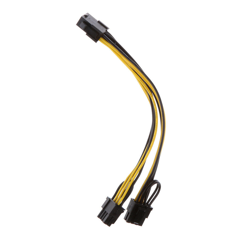 6Pin Express to 2x8 Pin (6+2) PCI Graphics VGA Splitter Hub Extend Cable