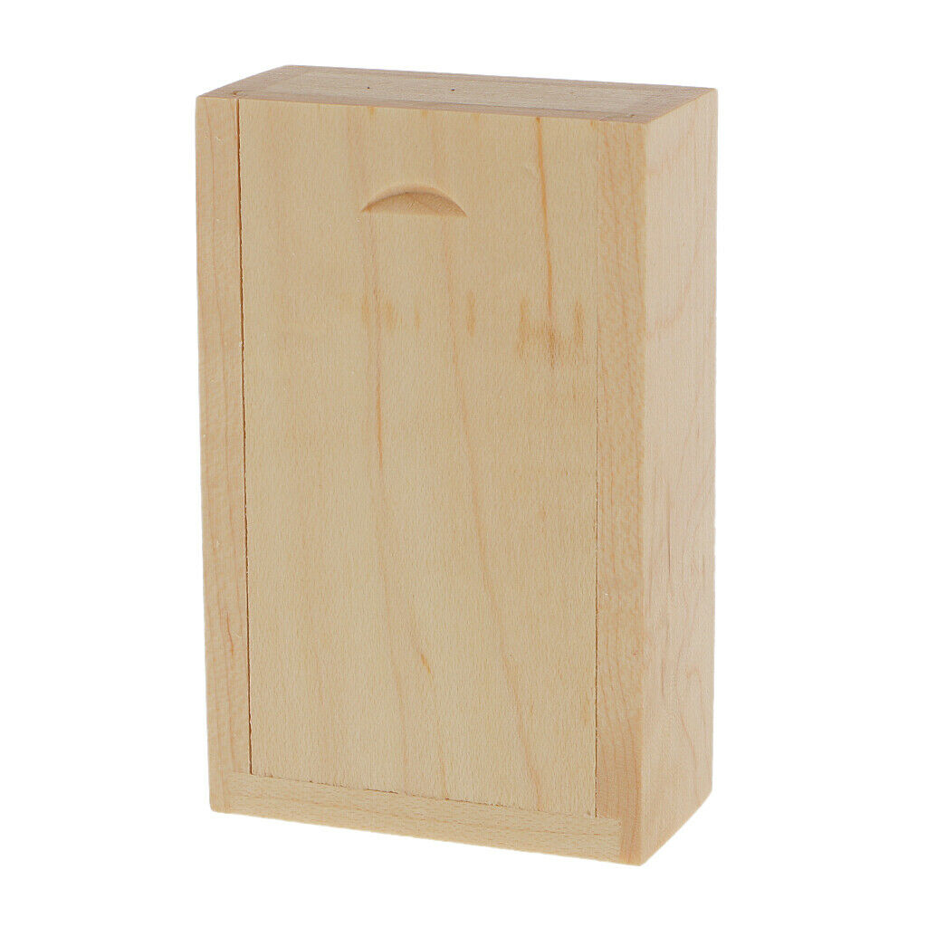 16gb Cuboid Maple Wood USB 2.0 Flash Drive And Wooden Box