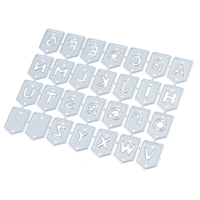 Alphabet Letters Metal Cutting Dies Stencil Scrapbooking Album Stamp Pape.l8