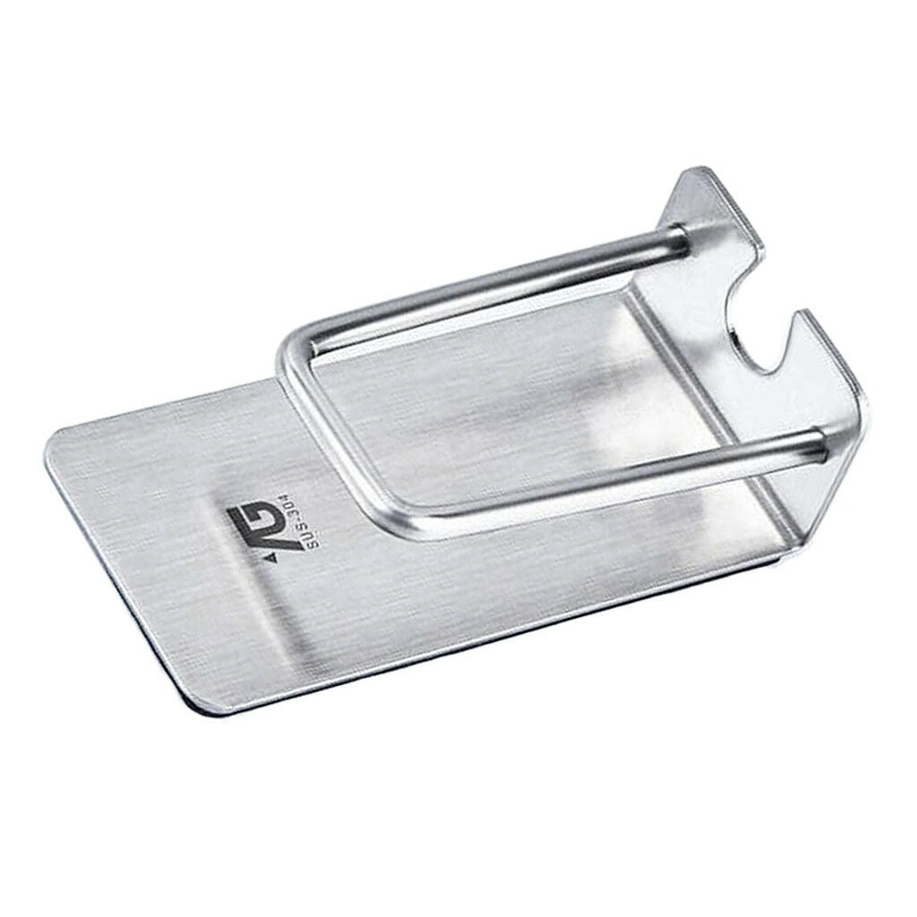 Batroom Stainless Steel Wall Mounted Toothbrush and Gargle Cup Holder Hooks