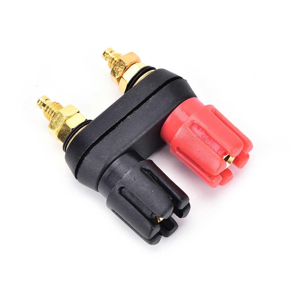 2pc banana plug binding post terminal connector socket dual female banana.l8