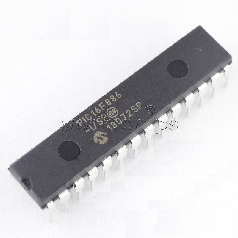 New PIC16F886 PIC16F886-I/SP MICROCHIP MCU IC DIP-28