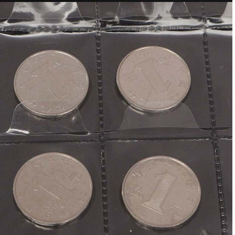 10x Pages 30 Pockets Plastic Coin Holders Storage Collection Money Album Case FL