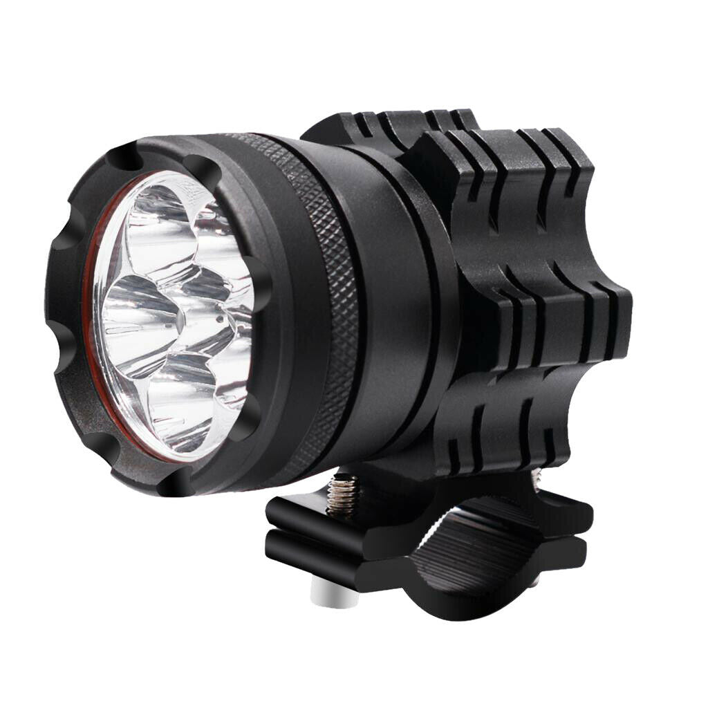 Motorcycle 6x 5W LED Headlight Continuous Front Head Lamp With Switch