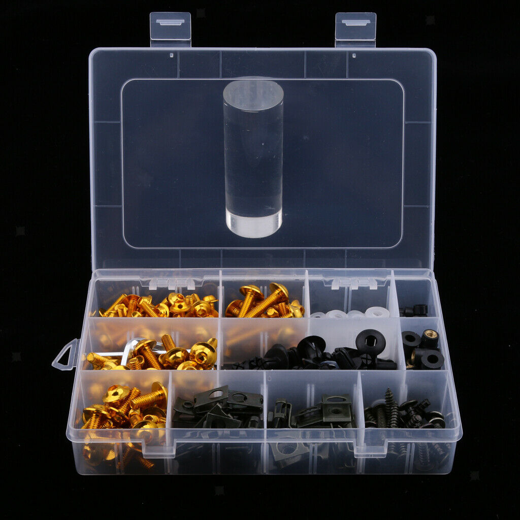 502 Pcs Motorcycle Sportbike Fairing Bolt Fasteners Clip Screws Kit