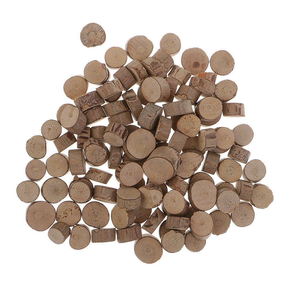 120pcs Rustic Natural Wood Log Slices for DIY Art Crafts Wedding Centerpiece