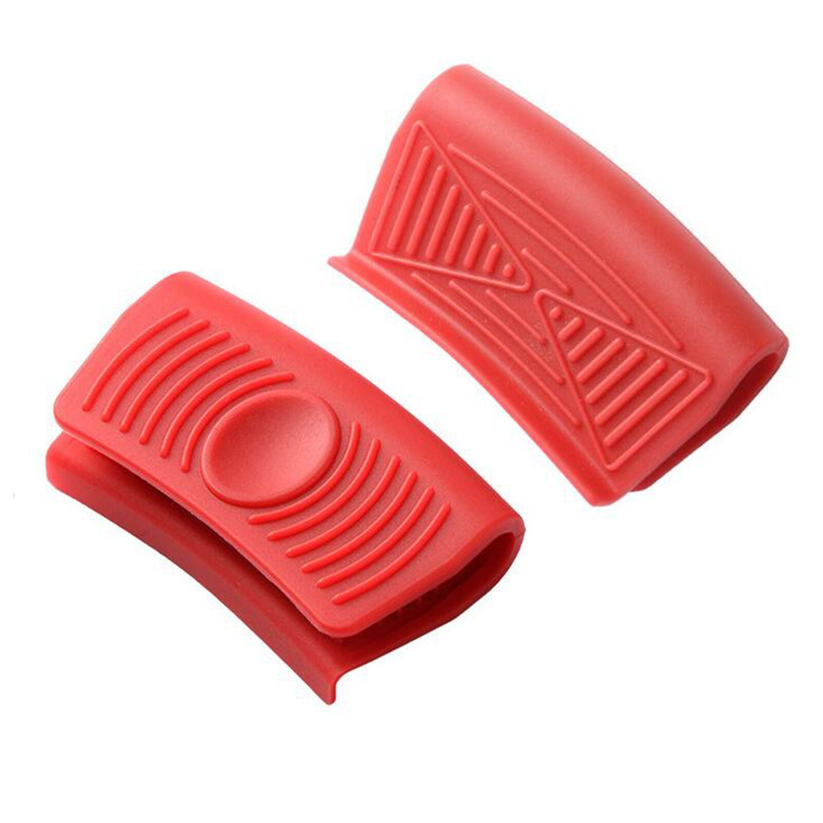 4Pcs Silicone Pot Holder Cast Iron Hot Skillet Handle Cover Potholder Pan Sleeve